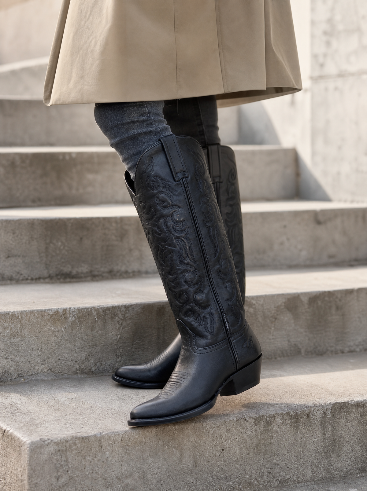 Bota Lolita · Negro